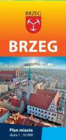 Okładka książki Brzeg - plan miasta 1:10 000
