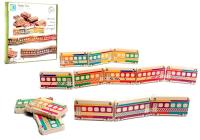Opakowanie BS toys drewniany pociąg domino