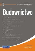 Okładka książki Budownictwo - ujednolicone przepisy