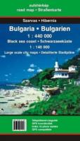 Bułgaria 1 : 440000 Mapa samochodowa. Autor:   Praca zbiorowa. SmakLiter.pl Okładka książki Bułgaria 1 : 440000 Mapa samochodowa