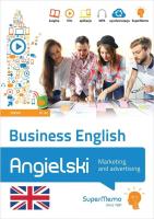Okładka książki Business English - Marketing and advertising poziom średni B1-B2