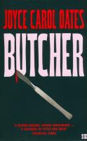 Butcher. Autor: Joyce Carol Oates. SmakLiter.pl Okładka książki Butcher