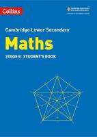 Cambridge Lower Secondary Maths Stage 9 Student's Book. Wydawca: HarperCollins Publishers. SmakLiter.pl Opakowanie Cambridge Lower Secondary Maths Stage 9 Student's Book