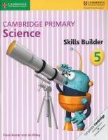 Okładka książki Cambridge Primary Science Skills Builder Activ