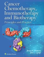 Okładka książki Cancer Chemotherapy, Immunotherapy, and Biotherapy