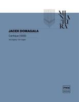 Okładka książki Cantique (1995) nuty na organy