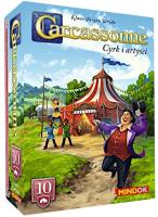 Carcassonne 3 Cyrk i Artyści Edycja 10. Wydawca: Bard Centrum Gier. SmakLiter.pl Opakowanie Carcassonne 3 Cyrk i Artyści Edycja 10