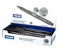 Opakowanie CD Marker czarny (10szt) MILAN