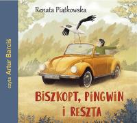 CD MP3 Biszkopt, pingwin i reszta. Autor: Renata Piątkowska. SmakLiter.pl Okładka książki CD MP3 Biszkopt, pingwin i reszta