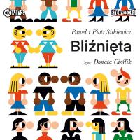 CD MP3 Bliźnięta. Autor: Sitkiewicz Piotr i Paweł. SmakLiter.pl Okładka książki CD MP3 Bliźnięta