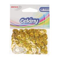 Opakowanie Cekiny złote 8mm