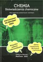 Chemia. Doświadczenia chemiczne Zb. zadań LO. Autor: Grażyna Bieniek. SmakLiter.pl Okładka książki Chemia. Doświadczenia chemiczne Zb. zadań LO