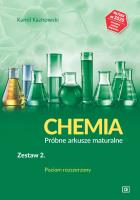 CHEMIA Próbne arkusze maturalne Zestaw 2 Poziom rozszerzony. Autor: Kamil Kaznowski. SmakLiter.pl Okładka książki CHEMIA Próbne arkusze maturalne Zestaw 2 Poziom rozszerzony