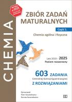 Chemia Zbiór zadań maturalnych Lata 2010–2025 Poziom rozszerzony 603 zadania CKE z rozwiązaniami Część 1. Chemia ogólna i fizyczna. Autor: Piotr Kosztołowicz, Dorota Kosztołowicz. SmakLiter.pl Okładka książki Chemia Zbiór zadań maturalnych Lata 2010–2025 Poziom rozszerzony 603 zadania CKE z rozwiązaniami Część 1. Chemia ogólna i fizyczna