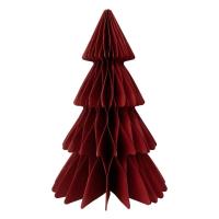 Opakowanie Choinka bordowa papierowa dekoracja 35cm