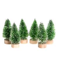 Opakowanie Choinki dekoracyjne 5cm zielone 6szt