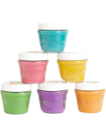 Ciastolina naturalna w słoiczkach pastel 6 kolorów. Wydawca: ChildGen. SmakLiter.pl Opakowanie Ciastolina naturalna w słoiczkach pastel 6 kolorów