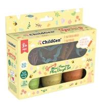 Opakowanie Ciastolina naturalna z foremkami - Wiosna