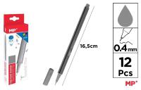 Opakowanie Cienkopis 0.4mm srebrny (12szt)