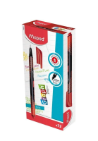 Cienkopis Graph Peps deco czerwony (12szt) MAPED. Wydawca: Maped. SmakLiter.pl Opakowanie Cienkopis Graph Peps deco czerwony (12szt) MAPED