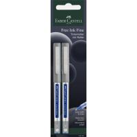 Opakowanie Cienkopis kulkowy niebieski 2szt FABER CASTELL