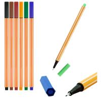 Cienkopisy 0,4mm kolorowe 6szt. Wydawca: Leantoys. SmakLiter.pl Opakowanie Cienkopisy 0,4mm kolorowe 6szt