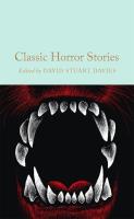 Okładka książki Classic Horror Stories wer. angielska