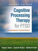 Cognitive Processing Therapy for PTSD. Autor: Resick Patricia A., Monson Candice M., Chard Kathleen M.. SmakLiter.pl Okładka książki Cognitive Processing Therapy for PTSD
