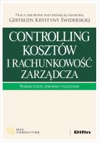 Okładka książki Controlling kosztów i rachunkowość zarządcza