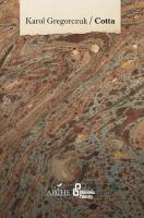 Cotta. Autor: Karol Gregorczuk. SmakLiter.pl Okładka książki Cotta