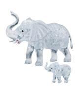 Opakowanie Crystal puzzle Słonie