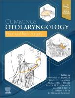 Okładka książki Cummings Otolaryngology