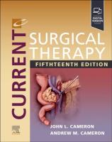 Okładka książki Current Surgical Therapy, 15th Edition