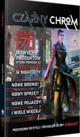 Cyberpunk RED: Czarny Chrom BLACK MONK. Wydawca: Black Monk. SmakLiter.pl Opakowanie Cyberpunk RED: Czarny Chrom BLACK MONK