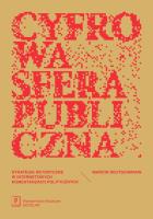 Okładka książki Cyfrowa sfera publiczna