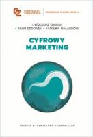 Cyfrowy marketing. Autor: Chodak Grzegorz, Dzidowski Adam, Małagocka Karolina. SmakLiter.pl Okładka książki Cyfrowy marketing
