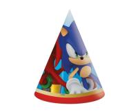 Czapeczki papierowe Sonic 6szt. Wydawca: GODAN. SmakLiter.pl Opakowanie Czapeczki papierowe Sonic 6szt