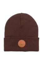 Opakowanie Czapka Beanie z bawełny organicznej brązowa