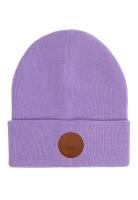 Opakowanie Czapka Beanie z bawełny organicznej liliowa