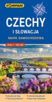 Czechy i Słowacja mapa samochodowa. Autor:   Praca zbiorowa. SmakLiter.pl Okładka książki Czechy i Słowacja mapa samochodowa