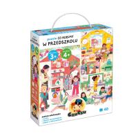 CzuCzu Puzzle Co robimy W przedszkolu. Wydawca: Bright Junior Media. SmakLiter.pl Opakowanie CzuCzu Puzzle Co robimy W przedszkolu