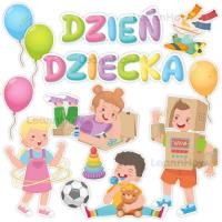 Opakowanie Dekoracja okolicznościowa Dzień Dziecka 14el