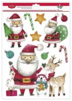 Dekoracje elektrostatyczne Mikołaje 10szt. Wydawca: Titanum. SmakLiter.pl Opakowanie Dekoracje elektrostatyczne Mikołaje 10szt