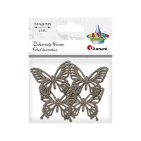 Opakowanie Dekoracje filcowe motyle 60x49mm 4szt