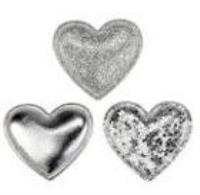 Dekoracje materiałowe serca 32x30mm. Wydawca: Titanum. SmakLiter.pl Opakowanie Dekoracje materiałowe serca 32x30mm