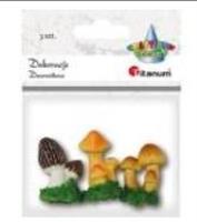Dekoracje plastikowe grzybki 3. Wydawca: Titanum. SmakLiter.pl Opakowanie Dekoracje plastikowe grzybki 3
