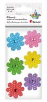 Opakowanie Dekoracje samoprzylepne 3D kwiaty mix 7szt