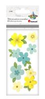 Opakowanie Dekoracje samoprzylepne 3D kwiaty mix 7szt