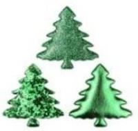 Dekoracje samoprzylepne choinki 12szt. Wydawca: Titanum. SmakLiter.pl Opakowanie Dekoracje samoprzylepne choinki 12szt