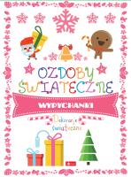 Dekoracje świąteczne. Ozdoby świąteczne. Autor: Luba Ristujczina. SmakLiter.pl Okładka książki Dekoracje świąteczne. Ozdoby świąteczne